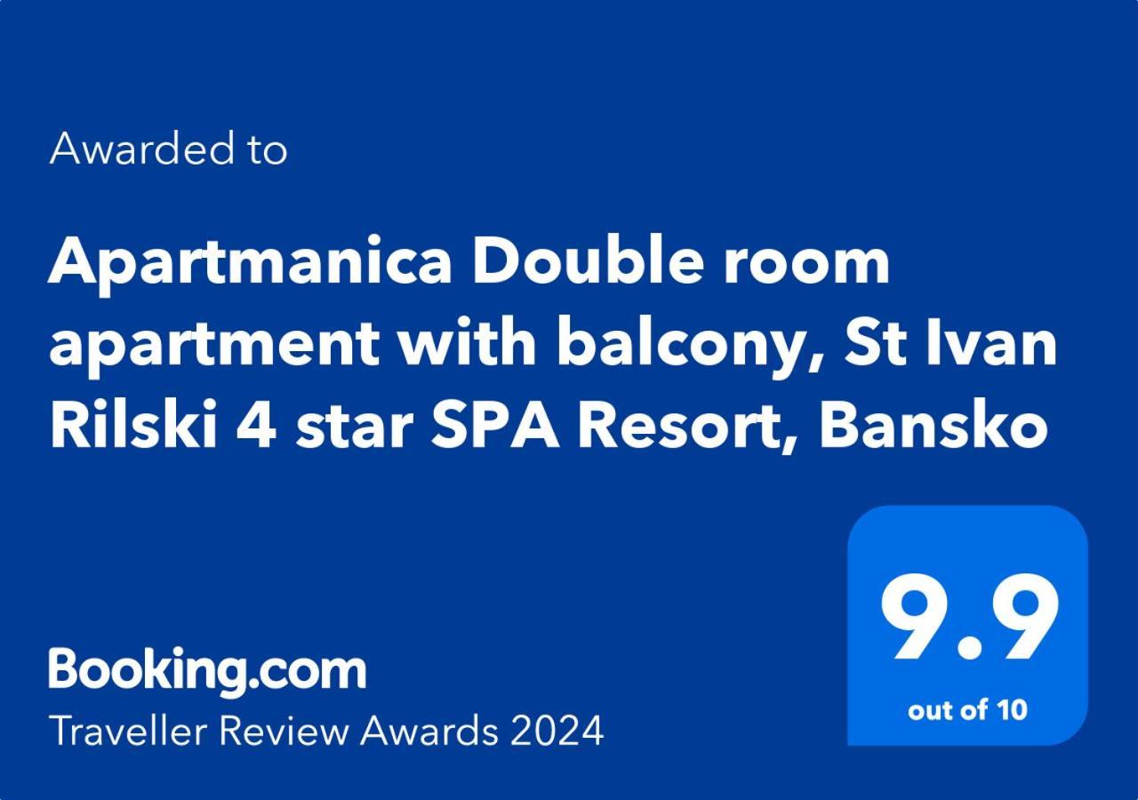 Apartmanica Double Room Apartment 101-12, Big Terrace, St Ivan Rilski 4 Star Spa Resort, Bansko Eksteriør billede